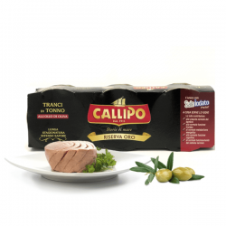 RISERVA ORO - Tuna in slices in olive oil Gr 80 X 3