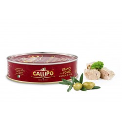 Tranches de Thon Callipo à l'huile d'olive 500 gr