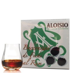 Chunks of figs in rum covered with Aloisio chocolate Gr 250