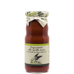Ready-made sauce with red onion from Tropea IGP Gr 350