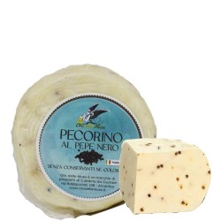 Fresh Calabrese pecorino with black pepper form 1 KG